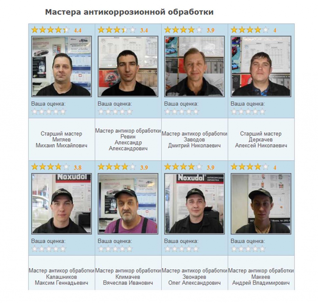 * Поставьте оценку мастеру! Помогите нам стать лучше!