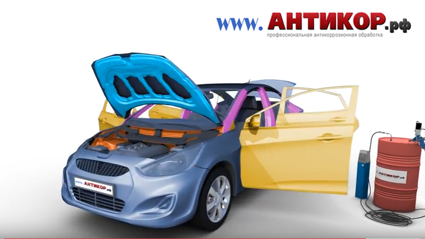 • Ролик по антикоррозионной обработке автомобилей